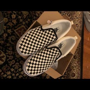 B&W Checkered Vans